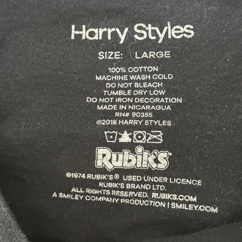 Harry styles official rubix cube shirt